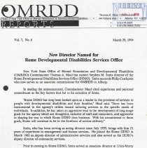 New Director Named for Rome DDSO