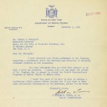 Training and Education Conference Correspondence