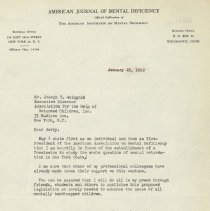 Correspondence Supporting the Establishment of a Joint Legislative Committee