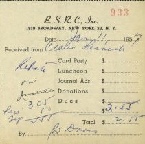 Benevolent Society Meeting Tab