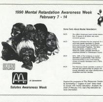 1990 Mental Retardation Awareness Week