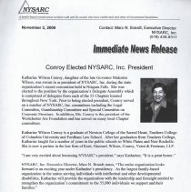 Conroy Elected NYSARC, Inc. President