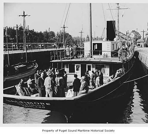 Baltimore in the Chittenden Locks, Ballard