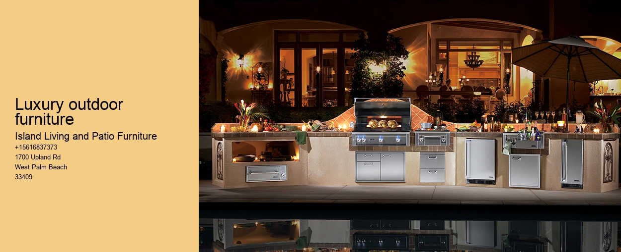 luxury outdoor furniture