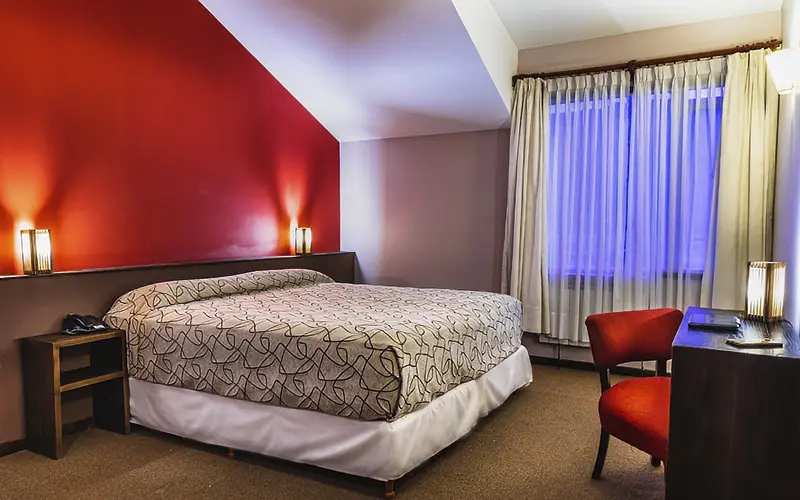 Double room at Hostería Pudu Lodge