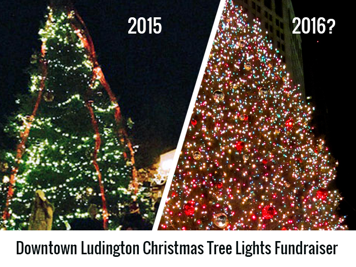 Projects Downtown Ludington Christmas Tree Lights Patronicity