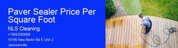 Paver Sealer Price Per Square Foot