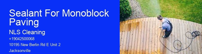 Sealant For Monoblock Paving
