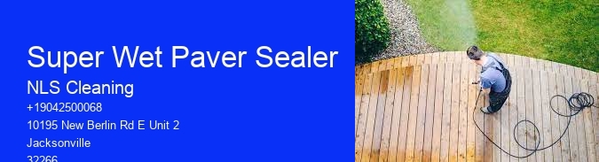 Super Wet Paver Sealer