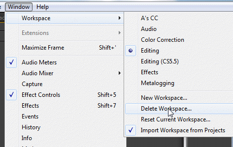 Workspaces in Premiere Pro - The Beat: A Blog by PremiumBeat