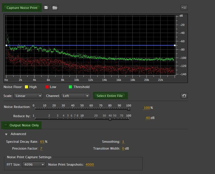 adobe audition diagnostics declicker run repeatedly