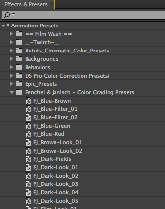 adobe premiere presets download