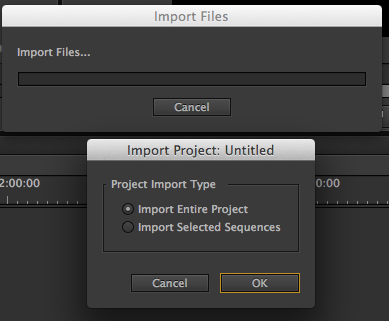 moving timelines between projects