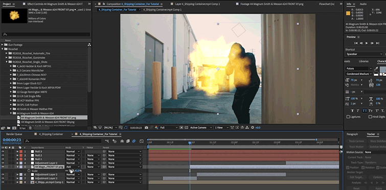 download muzzle flash for adobe after effects