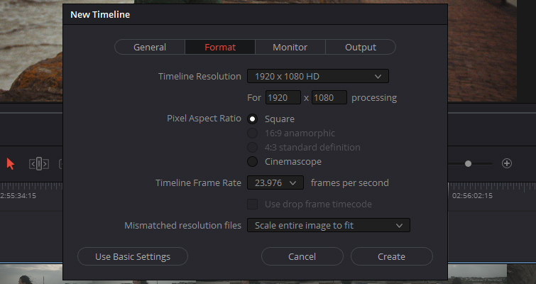 Davinci Resolve Reduce Timeline Resolution