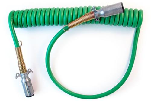 CABLE ABS COIL 7-WAY NYLON ABS GREEN 15' 12
