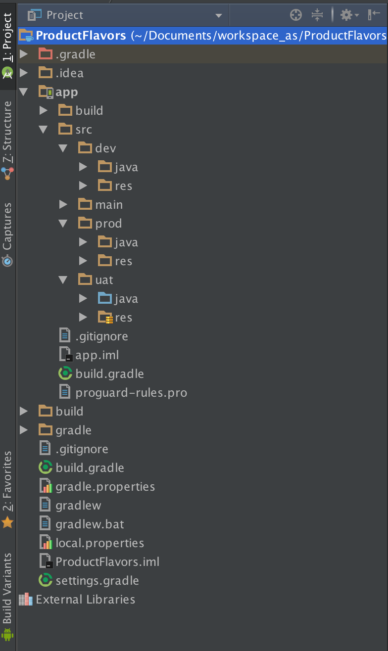 Directory structure overview