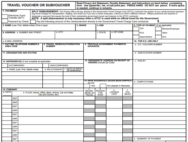 Form DD 1351-2 Image