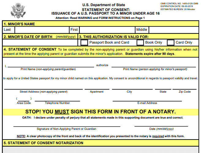Form DS-3053 Image