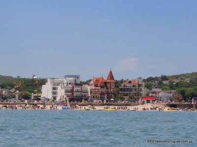 La playa de Piriápolis