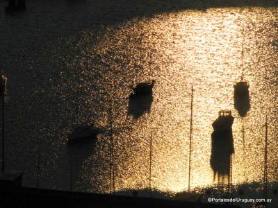 Atardecer en el Puerto de Piriápolis