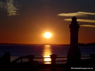 Atardecer en la Rambla de Piriápolis