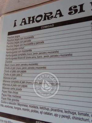 Restaurantes - Comidas Ahora Sí ! Solís