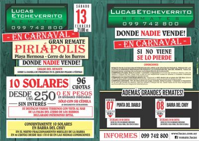 Remate Febrero Piriapolis Lucas