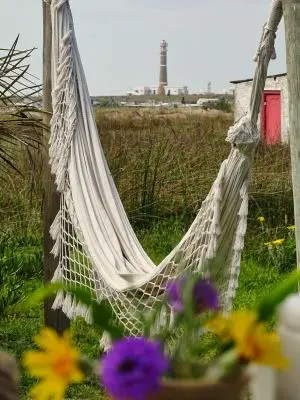 Habitación Caracol/Calamar: Doble standard vista jardín  - Carmela Cabo Polonio