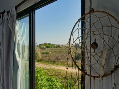 Habitación Corvinas: Triple superior vista faro y dunas - Carmela Cabo Polonio