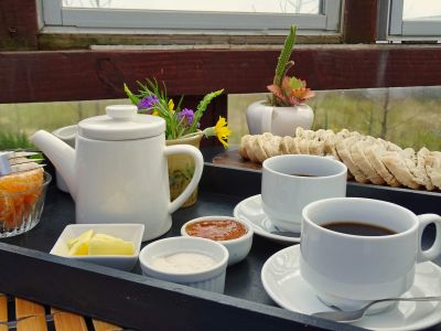 Habitación Corvinas: Triple superior vista faro y dunas - Carmela Cabo Polonio