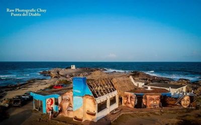 Museo al aire libre - Graffitis Jose Gallino - Punta del Diablo
