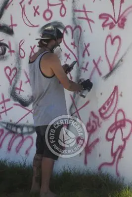 Museo al aire libre - Graffitis Jose Gallino - Punta del Diablo