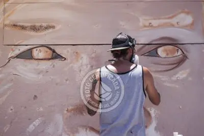 Museo al aire libre - Graffitis Jose Gallino - Punta del Diablo