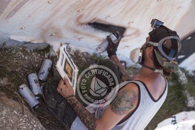 Museo al aire libre - Graffitis Jose Gallino - Punta del Diablo