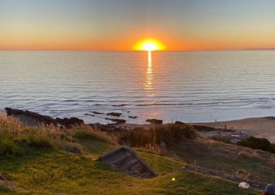 El atardecer de Punta Ballena