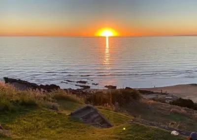 El atardecer de Punta Ballena