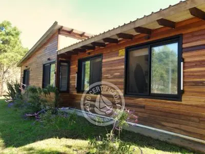 Vista exterior de las habitaciones. 