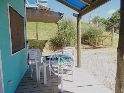Cabin Cabaña frente al mar en La Viuda Punta del Diablo