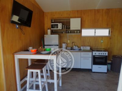 Cabin Cabaña frente al mar en La Viuda Punta del Diablo
