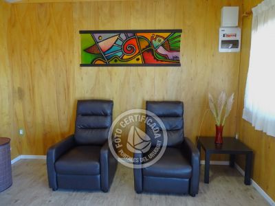 Cabin Cabaña frente al mar en La Viuda Punta del Diablo