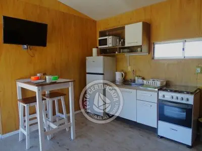 Cabin Cabaña frente al mar en La Viuda Punta del Diablo