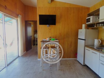 Cabin Cabaña frente al mar en La Viuda Punta del Diablo