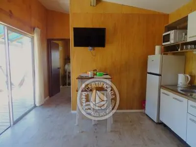 Cabin Cabaña frente al mar en La Viuda Punta del Diablo