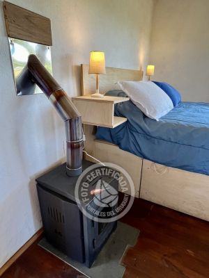 Bungalow Terrana, casa de bio construccion en la Viuda Punta del Diablo