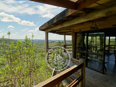 Bungalow Octógono  Santa María de las Sierras  Casa de Retiros Villa Serrana