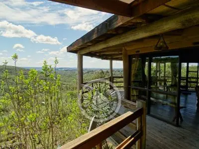 Bungalow Octógono  Santa María de las Sierras  Casa de Retiros Villa Serrana