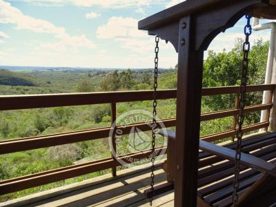 Bungalow Octógono  Santa María de las Sierras  Casa de Retiros Villa Serrana