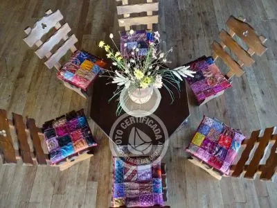 Bungalow Octógono  Santa María de las Sierras  Casa de Retiros Villa Serrana