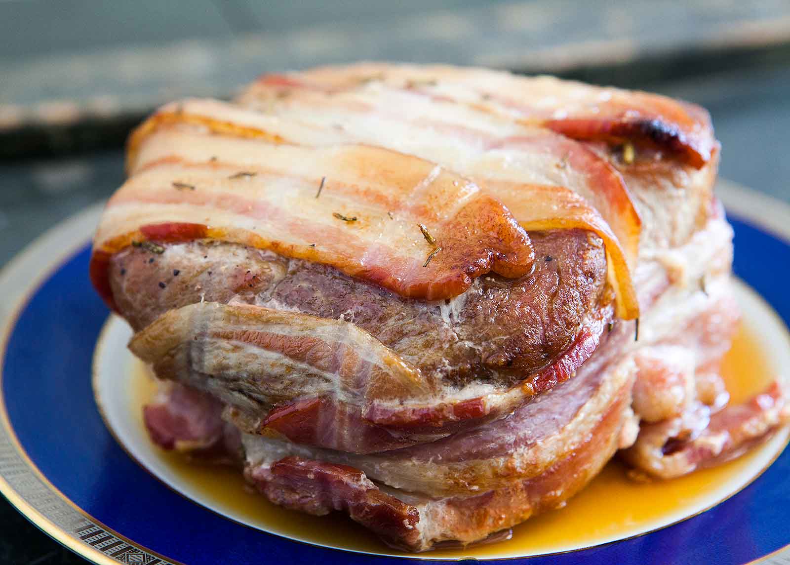 Bacon-wrapped Pork Roast